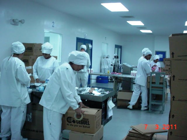 Obreros de CEGUEL en Area de Dosificacion